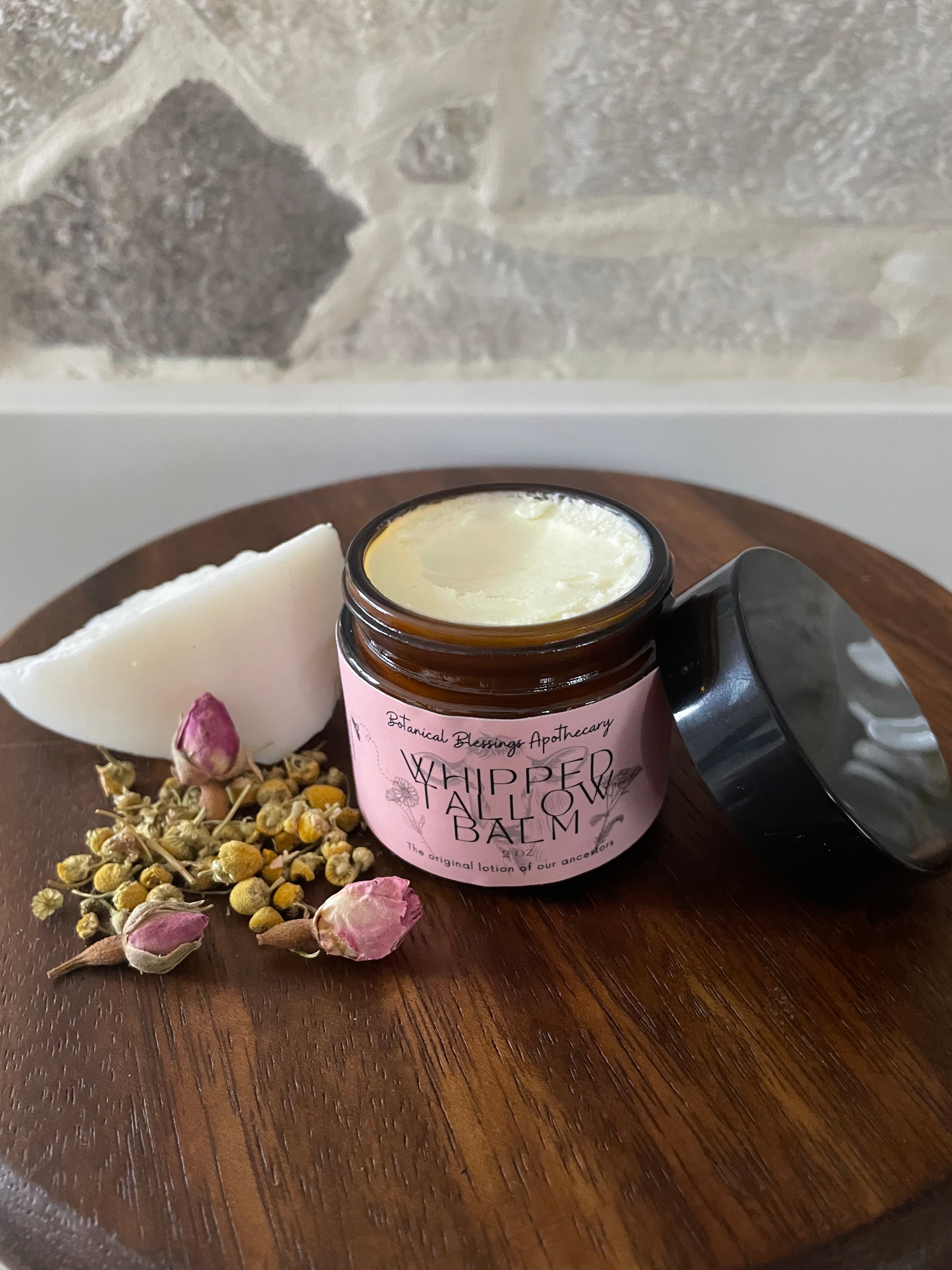Whipped tallow balm